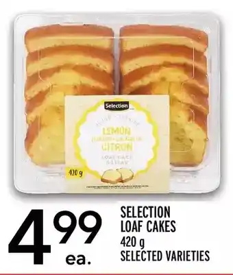 Metro Selection loaf cakes offer