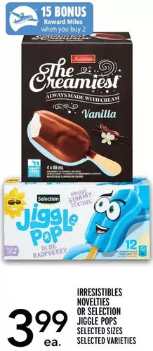 Metro Irresistibles novelties or selection jiggle pops offer