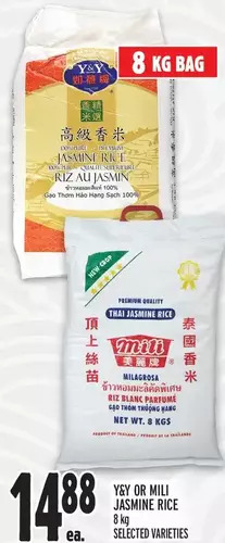 Metro Y&y or mili jasmine rice offer