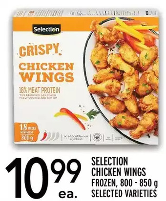 Metro Selection chicken wings offer