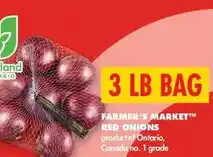 No Frills FARMER'S MARKET™ RED ONIONS offer