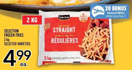 Metro Selection frozen fries offer