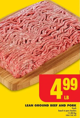 No Frills LEAN GROUND BEEF AND PORK offer