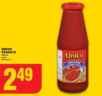 No Frills UNICO PASSATA 680 ml sauce offer