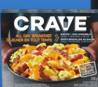 Walmart Crave all day breakfast 200 g - 340 g offer