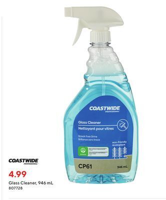 Staples Coastwide professional cp61 glass cleaner offer