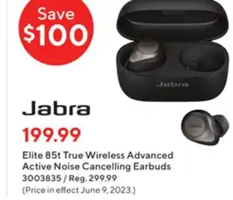 Staples Jabra elite 85t in-ear true wireless noise cancelling earbuds offer