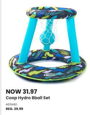 Toys R us Coop hydro bball set offer