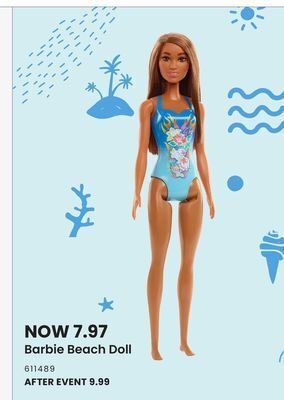 Toys R us Barbie beach doll offer