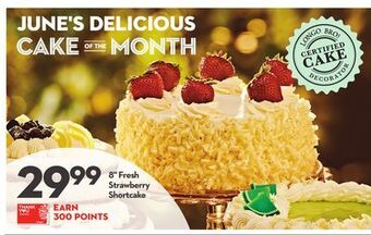 Longo's 8 fresh strawberry shortcake offer