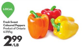Longo's Fresh sweet coloured peppers offer