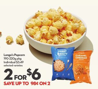 Longo's Longo's popcorn offer