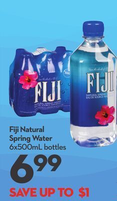 Longo's Fiji natural spring water offer