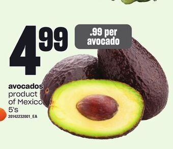 Loblaws Avocado, 5's offer