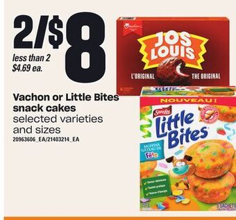 Loblaws Vachon or little bites snack cakes offer