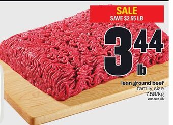Loblaws Lean ground beef offer