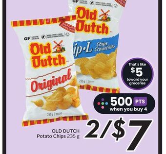 Sobeys Old dutch potato chips offer
