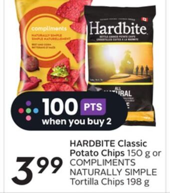 Sobeys Hardbite classic potato chips offer