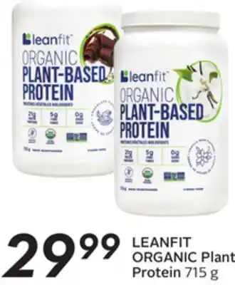 Sobeys Leanfit organic plant protein offer