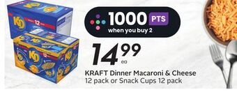 Sobeys Kraft dinner macaroni & cheese offer