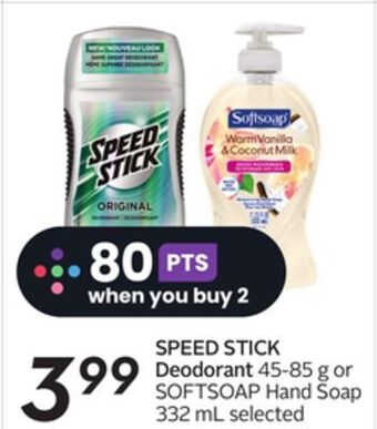 Sobeys Speed stick deodorant offer