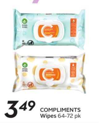 Sobeys Compliments wipes offer
