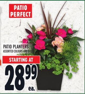 Metro Patio planters offer