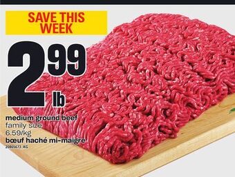 Independent Grocer Medium ground beef offer