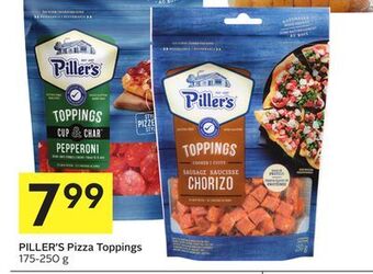Foodland Piller's pizza toppings 175-250 g offer