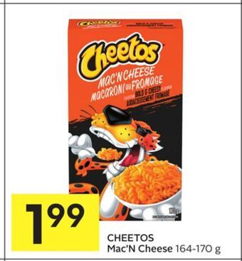 Foodland Cheetos mac'n cheese 164-170 g offer
