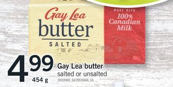 Fortinos Gay lea butter, 454 g offer