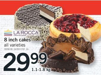 Fortinos 8 inch cakes offer