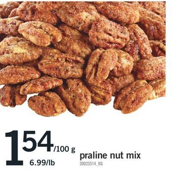 Fortinos Praline nut mix offer
