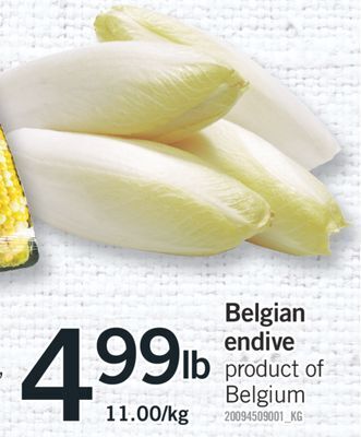 Fortinos Belgian endive offer