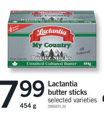 Fortinos Lactantia butter sticks, 454 g offer