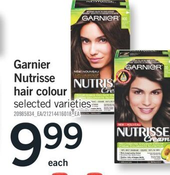 Fortinos Garnier nutrisse hair colour offer