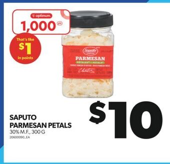 Real Canadian Superstore Saputo parmesan petals, 300 g offer