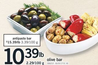 Fortinos Olive bar offer