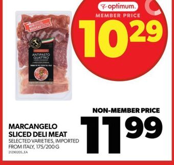 Real Canadian Superstore Marcangelo sliced deli meat, 175/200 g offer