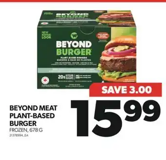 Real Canadian Superstore Beyond meat plant-based burger, 678 g offer
