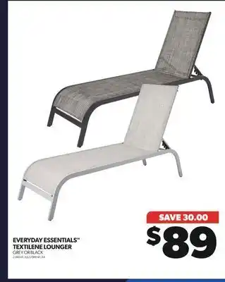 Real Canadian Superstore Everyday essentials™ textilene lounger offer