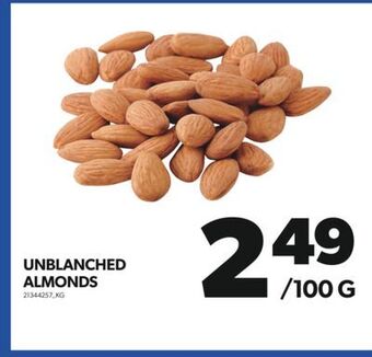 Real Canadian Superstore Unblanched almonds offer