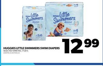 Real Canadian Superstore Huggies little swimmers swim diapers, 17-20's offer