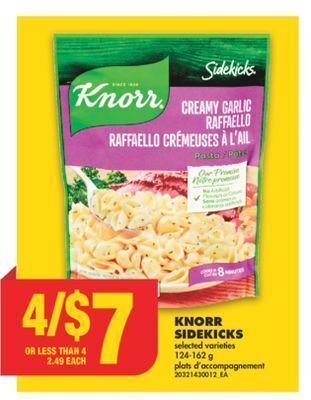No Frills Knorr sidekicks, 124-162 g offer
