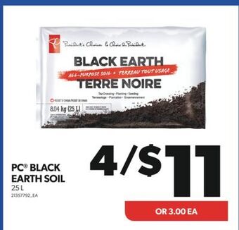 Real Canadian Superstore Pc® black earth soil, 25 l offer