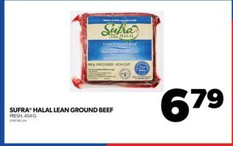 Real Canadian Superstore Sufra® halal lean ground beef, 454 g offer