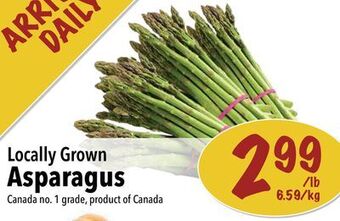 Farm Boy Locally grown asparagus offer
