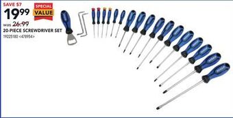 RONA 20-piece screwdriver set offer