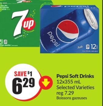 Chalo FreshCo Pepsi soft drinks 12x355 ml selected varieties offer