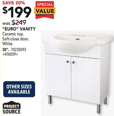 RONA Project source euro vanity offer